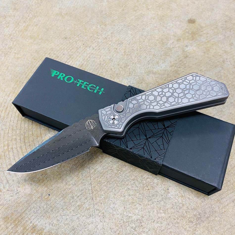 ProTech 2023 Strider PT+ Custom 003 17-4 Stainless Steel with