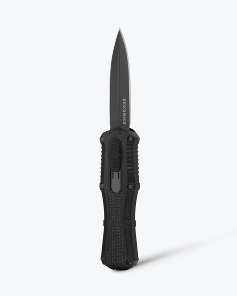 Benchmade 3375GY MINI Claymore OTF Automatic 3.02" CPM-D2 Black Grivory Handles Knife - 3375GY