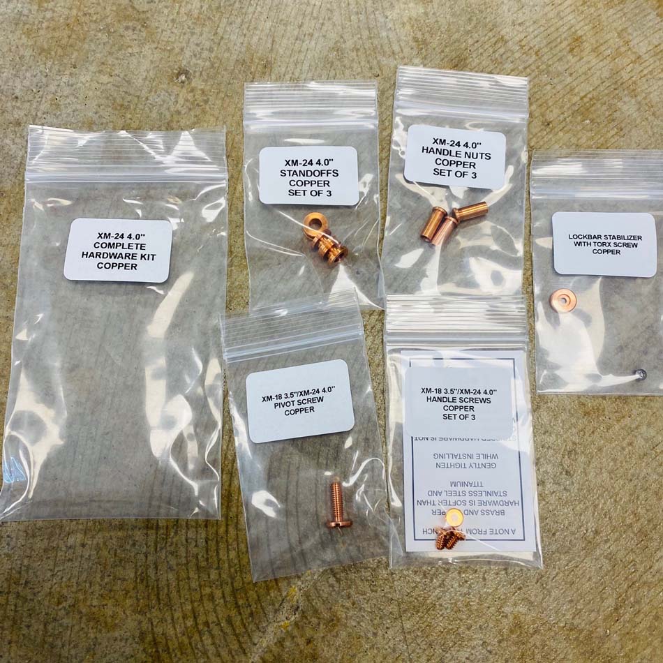 Rick Hinderer XM-24 4" Complete Hardware Kit COPPER - RH XM-24 4" Copper Kit