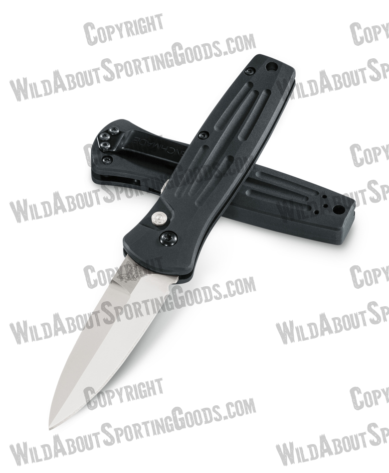 Benchmade 3551 Pardue Stimulus Auto 2.99" 154CM Satin Plain Blade, Aluminum Handles