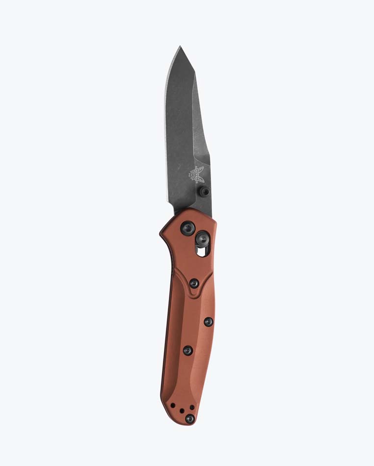 Benchmade 945BK-03 Mini Osborne 2.62" CPM-Magnacut DLC Battlewash Finish Blade Burnt Copper Aluminum Handles Knife - 945BK-03