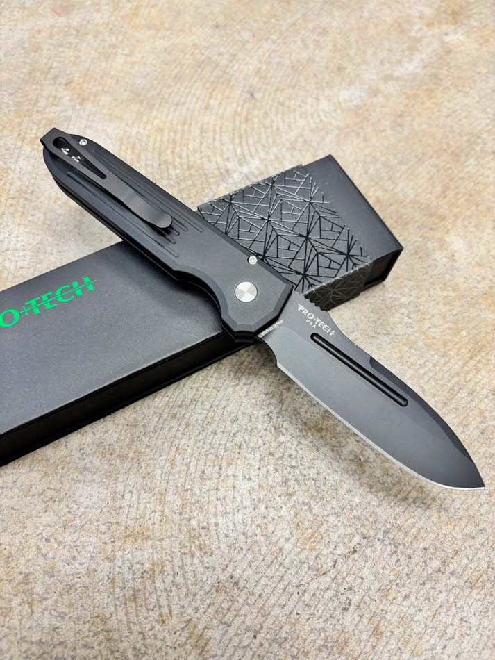 Protech 1805 Prometheus Design Werx 3.5" Black CPM-Magnacut Auto Invictus Knife - 1805