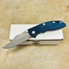 Rick Hinderer XM-18 3.5" S45VN Bowie NON FLIPPER, Tri-Way, Working Finish, Blue Black G10 Knife Rick Hinderer XM-18 3.5" S45VN Bowie NON FLIPPER, Tri-Way, Working Finish, Blue Black G10 Knife